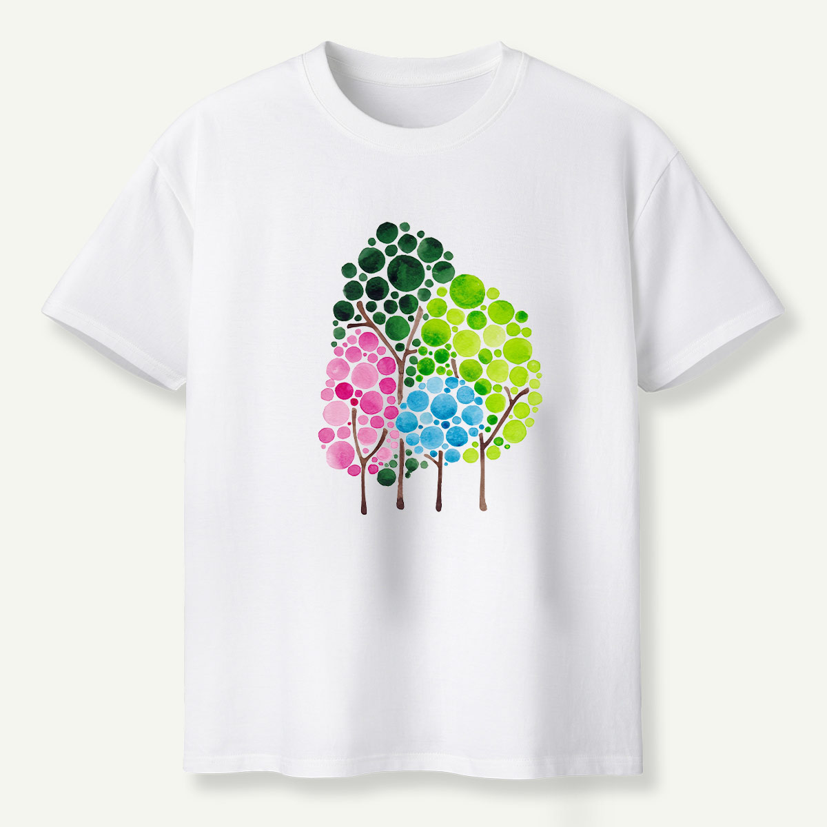 Colorful Bubble Forest T-Shirt