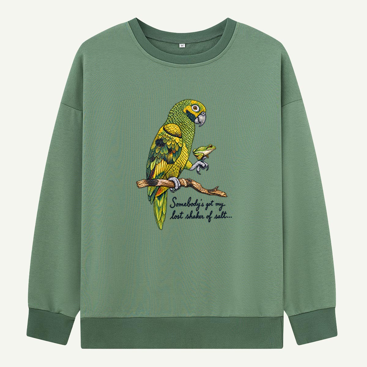Vintage Parrot Nature Humor Sweatshirts