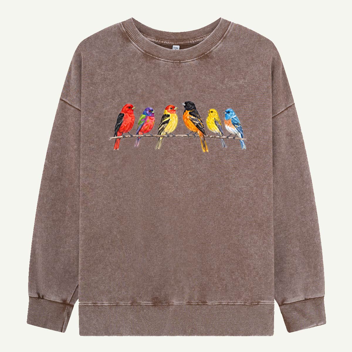 Six Birds One Branch Washed Sweatshirts