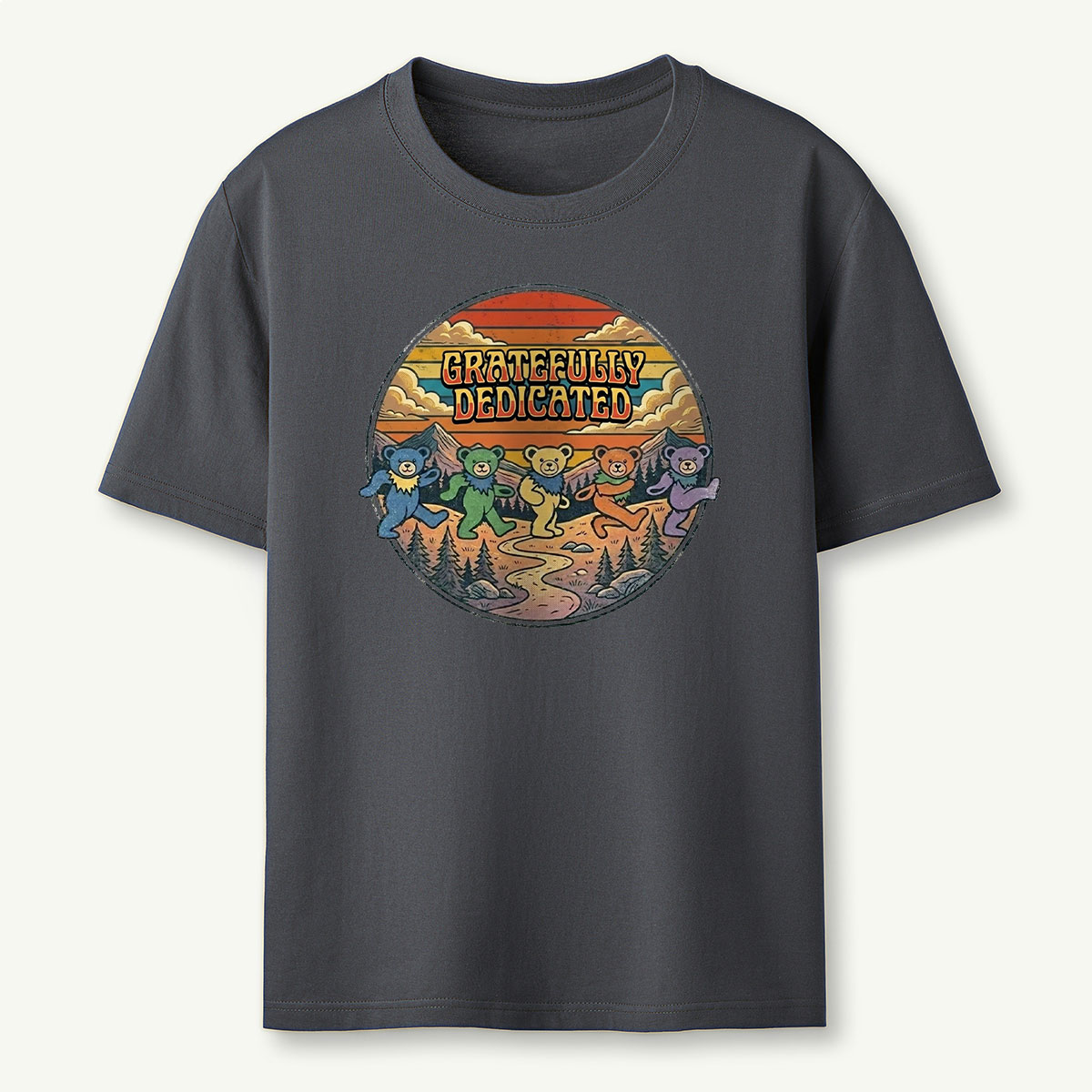 Retro Gratefully Deadicated Dancing Bears T-Shirt