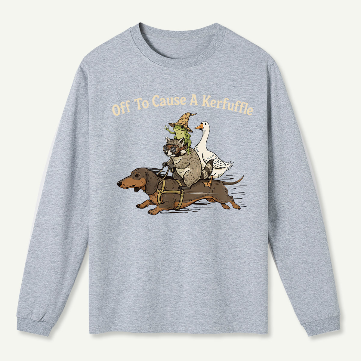 Off To Cause A Kerfuffle Long Sleeve T-Shirt