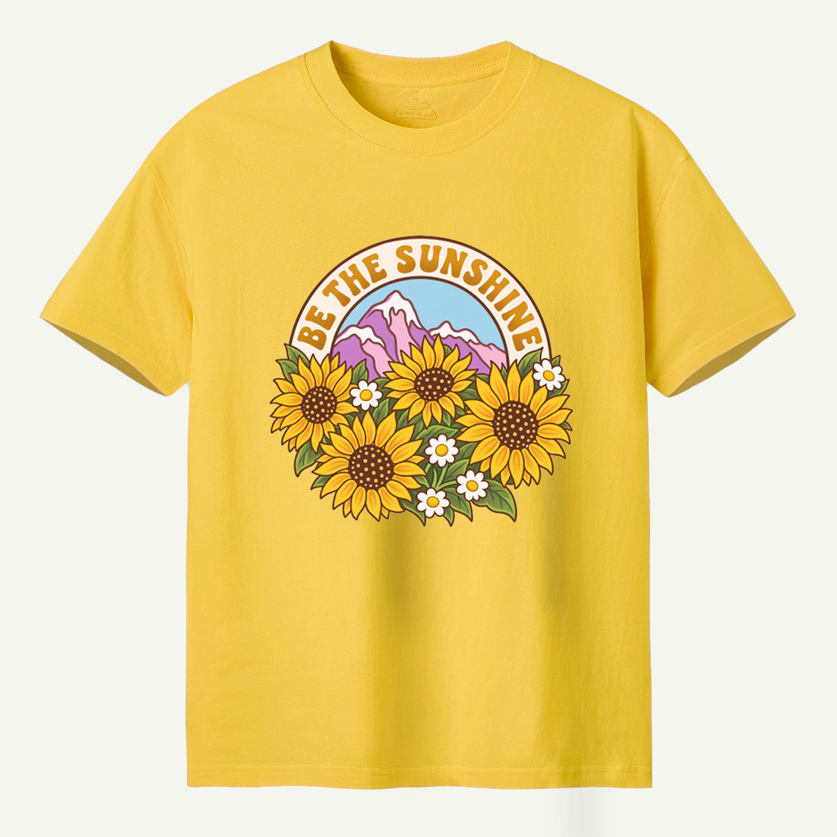 Be The Sunshine Sunflower Mountains T-Shirt