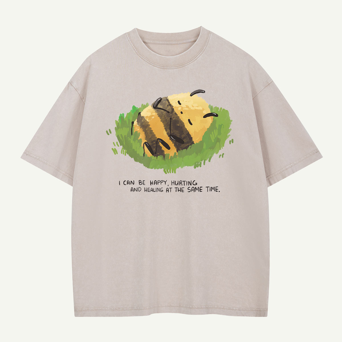 Healing One Buzz at a Time Washed T-Shirt