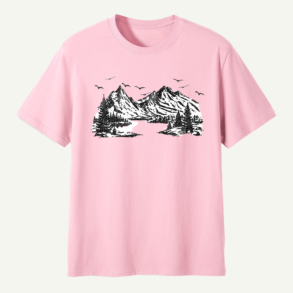 Mountain Valley Wilderness Sketch T-Shirt
