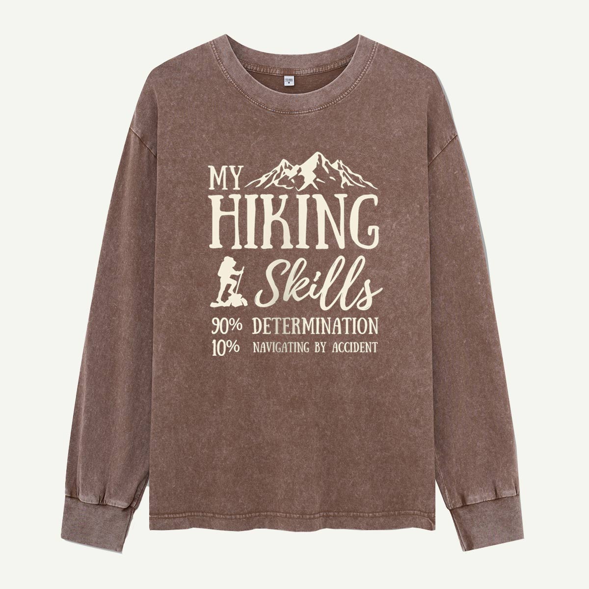 My Hiking Skills Washed Long Sleeves