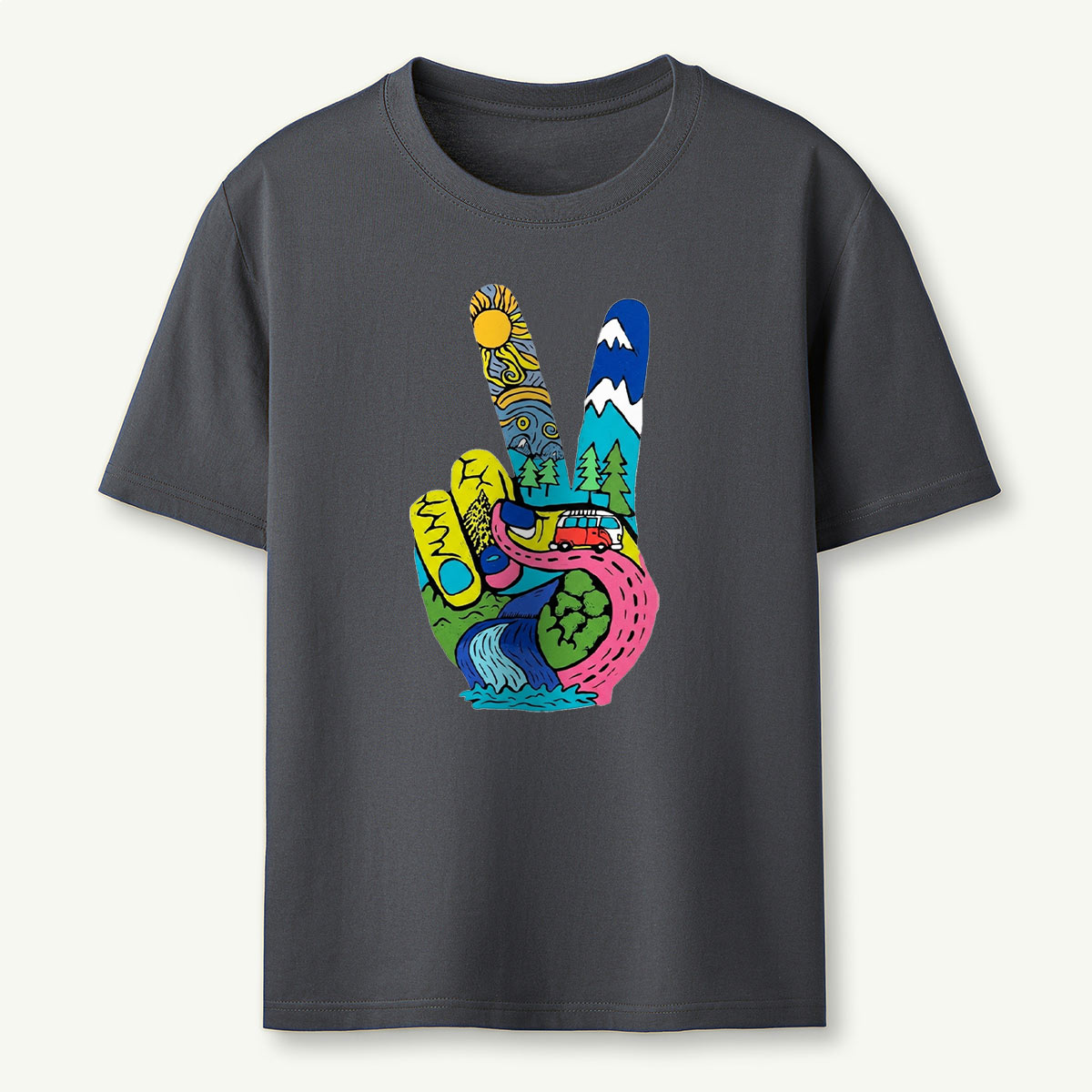 Funky Peace Nature T-Shirt
