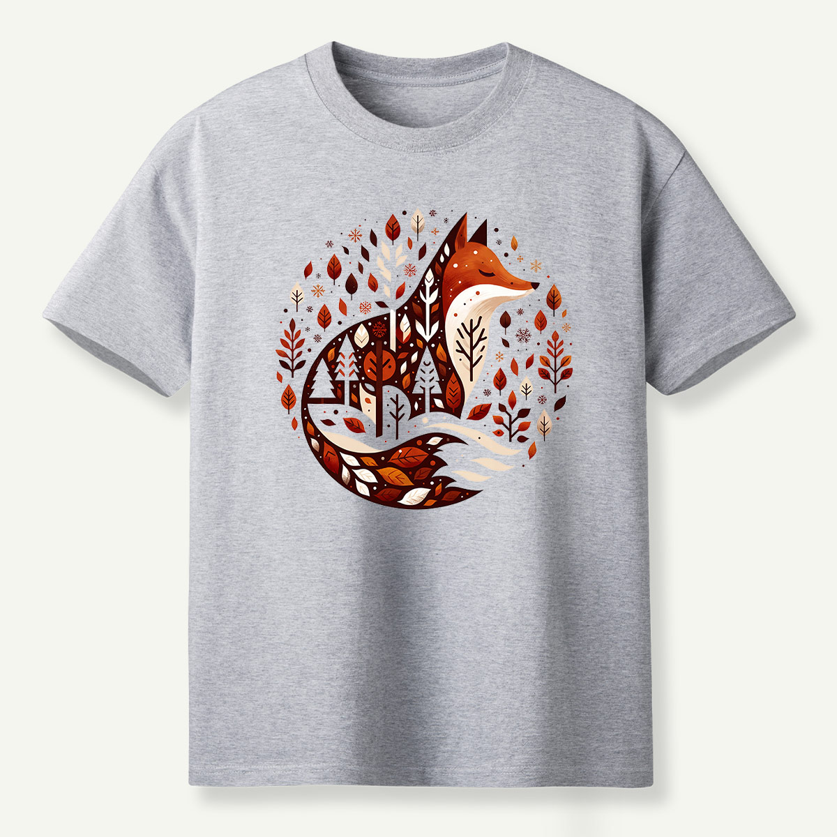 Fox Forest Winter Village T-Shirt