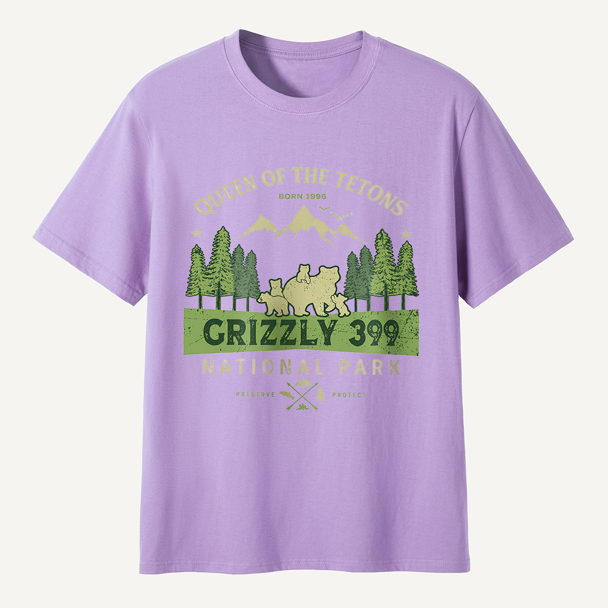 Legend of the Tetons Grizzly 399 National Park T-Shirt