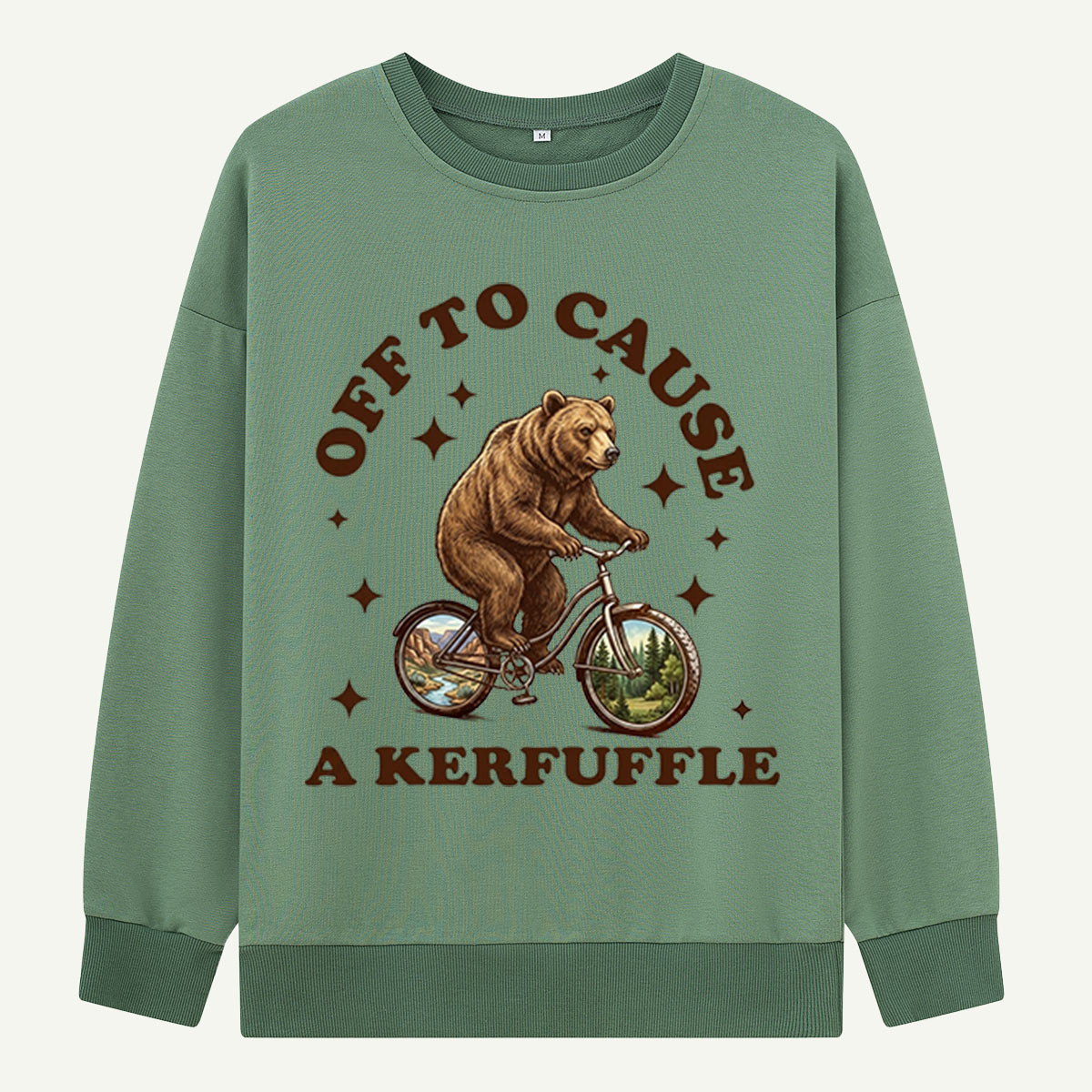 Off To Cause a Kerfuffle Bear Sweatshirts
