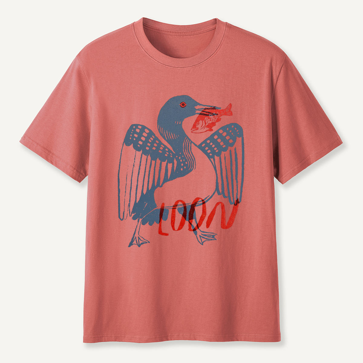 Coastal Bird & Fish T-Shirt