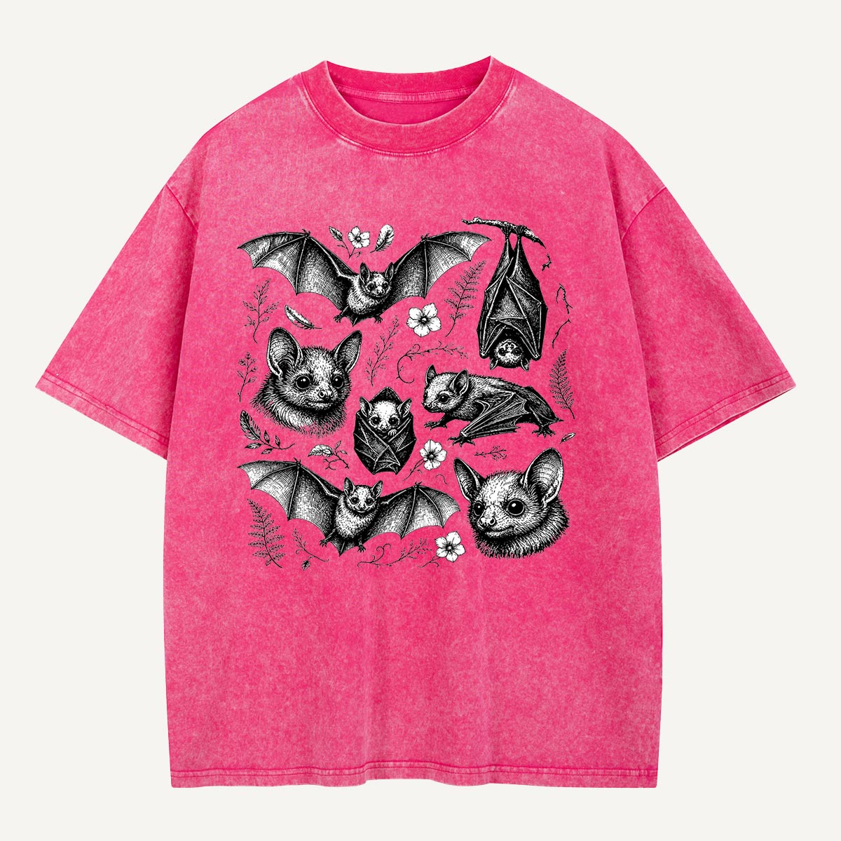 Bat Garden Roll Call Washed T-Shirt