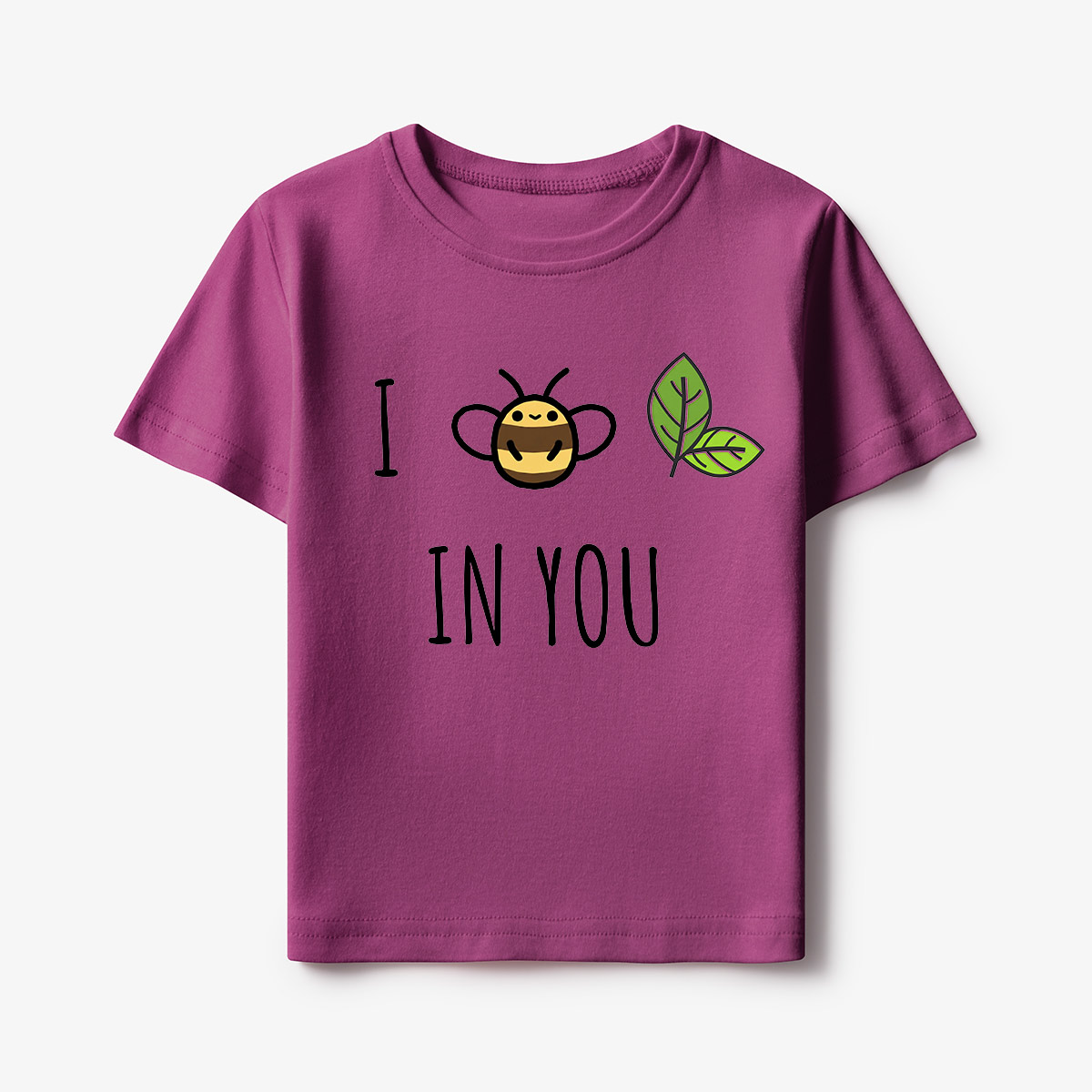 Bee Leaf Pun “I Believe in You” Kids T-Shirt