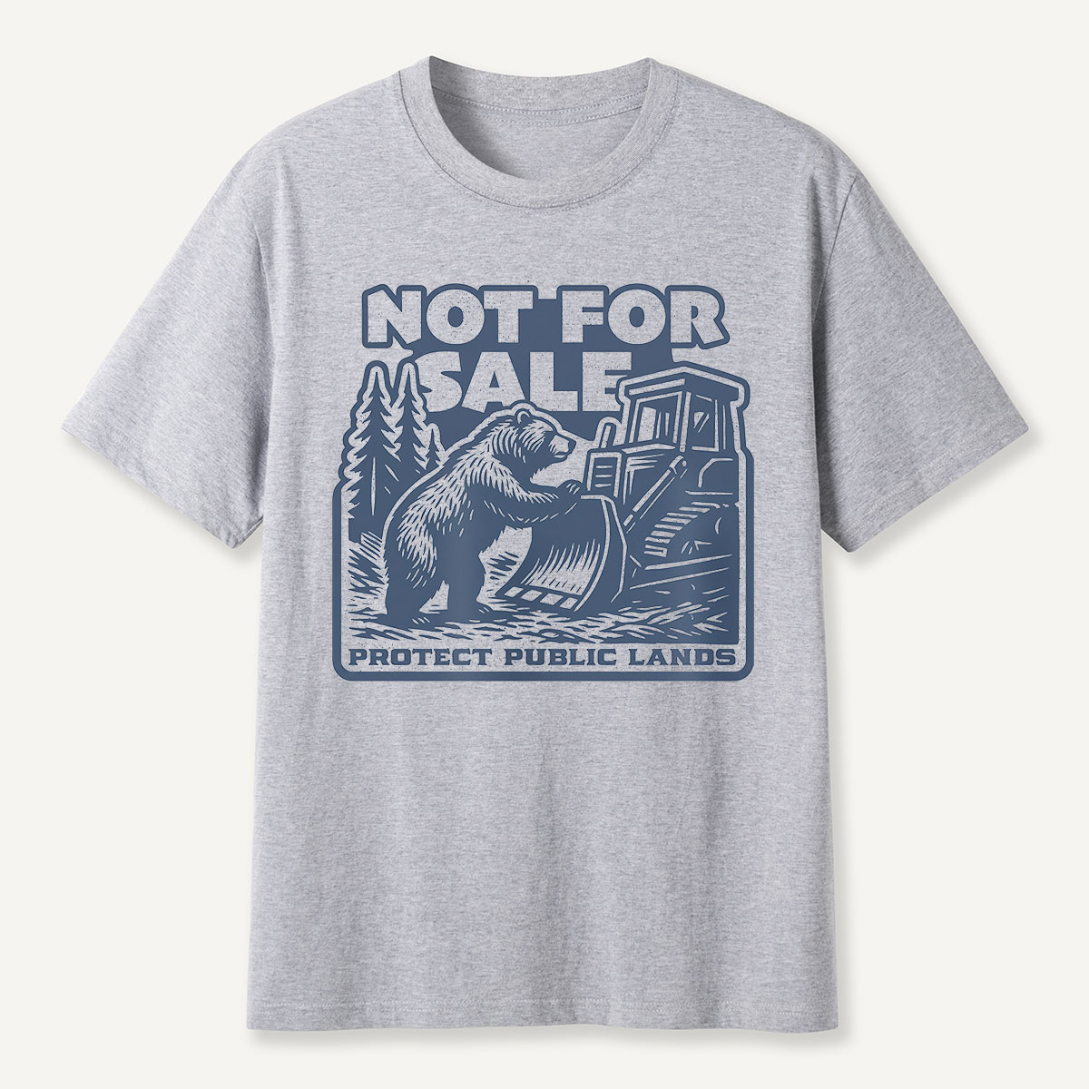 Not for Sale Protect Public Lands Bear Protest T-Shirt