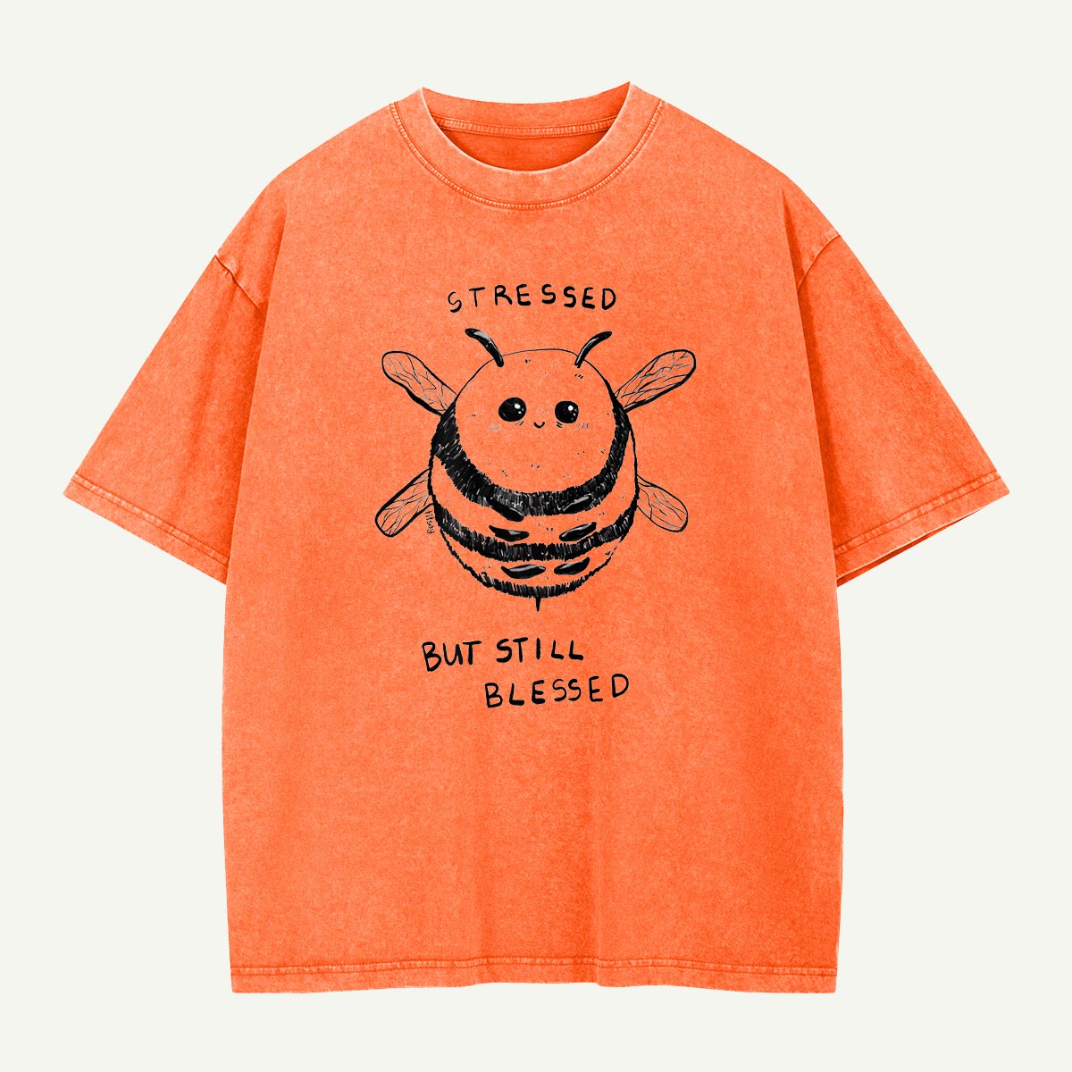Stressed but Still Blessed Bee Washed T-Shirt