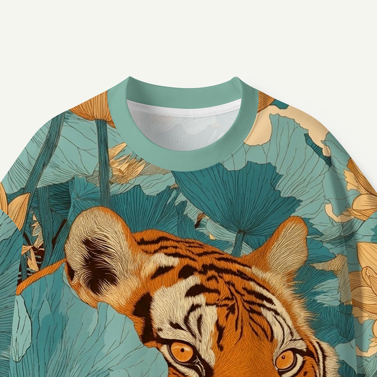Hidden Tiger Floral Premium Eco Tee