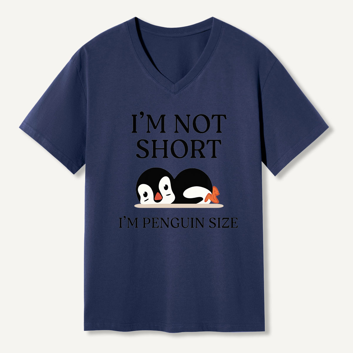 Im Not Short Im Penguin Size V-neck T-Shirt