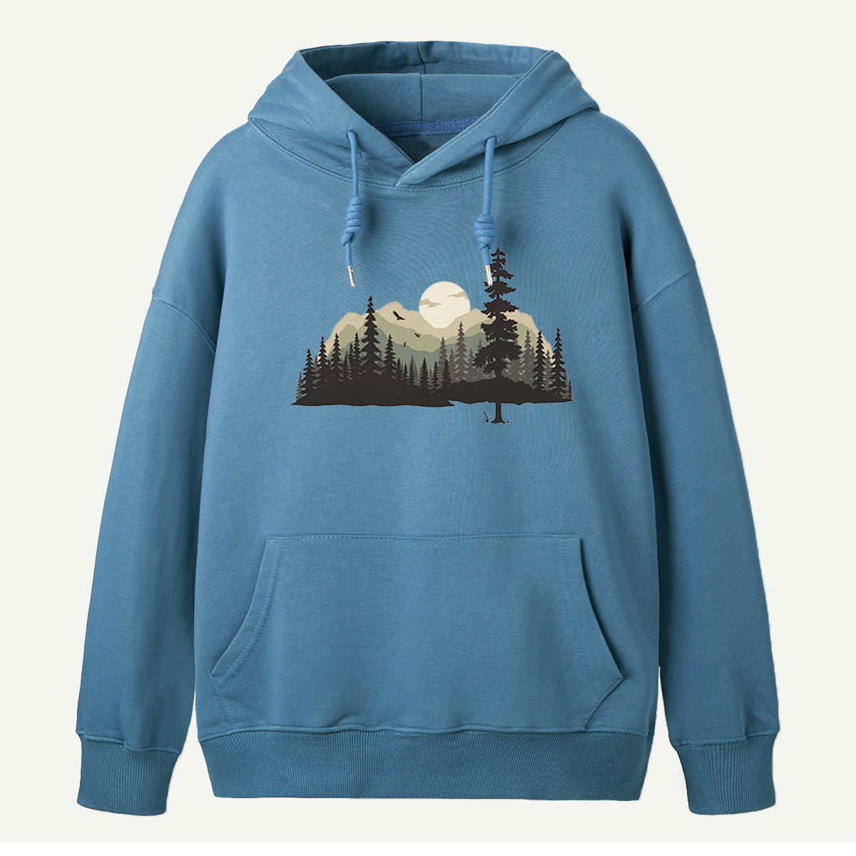 Pine Island Lake Reflection Hoodie