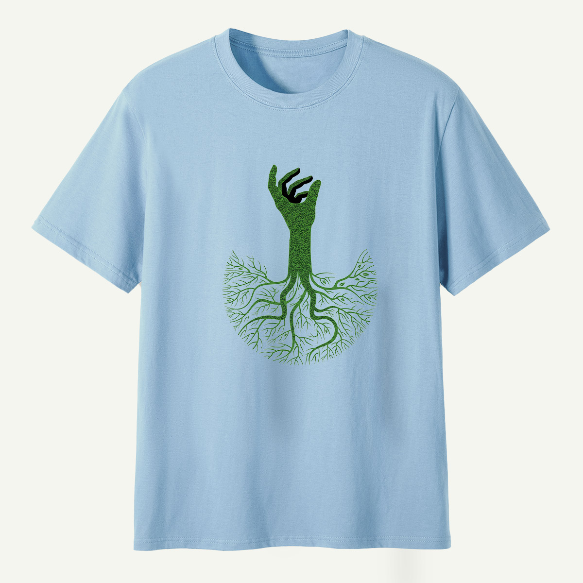 Growing Hand Tree Roots T-Shirt