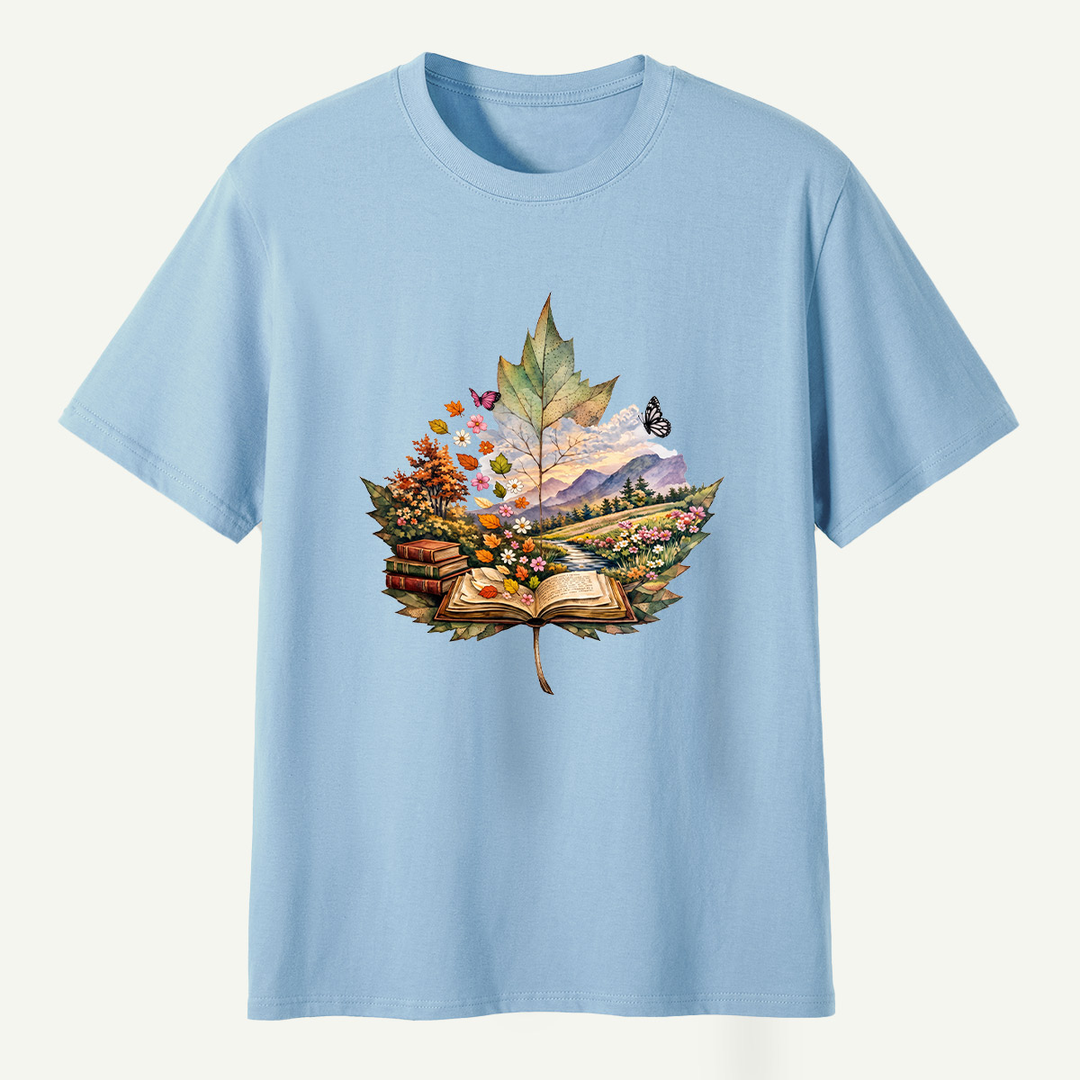 Autumn Leaf Forestscape T-Shirt