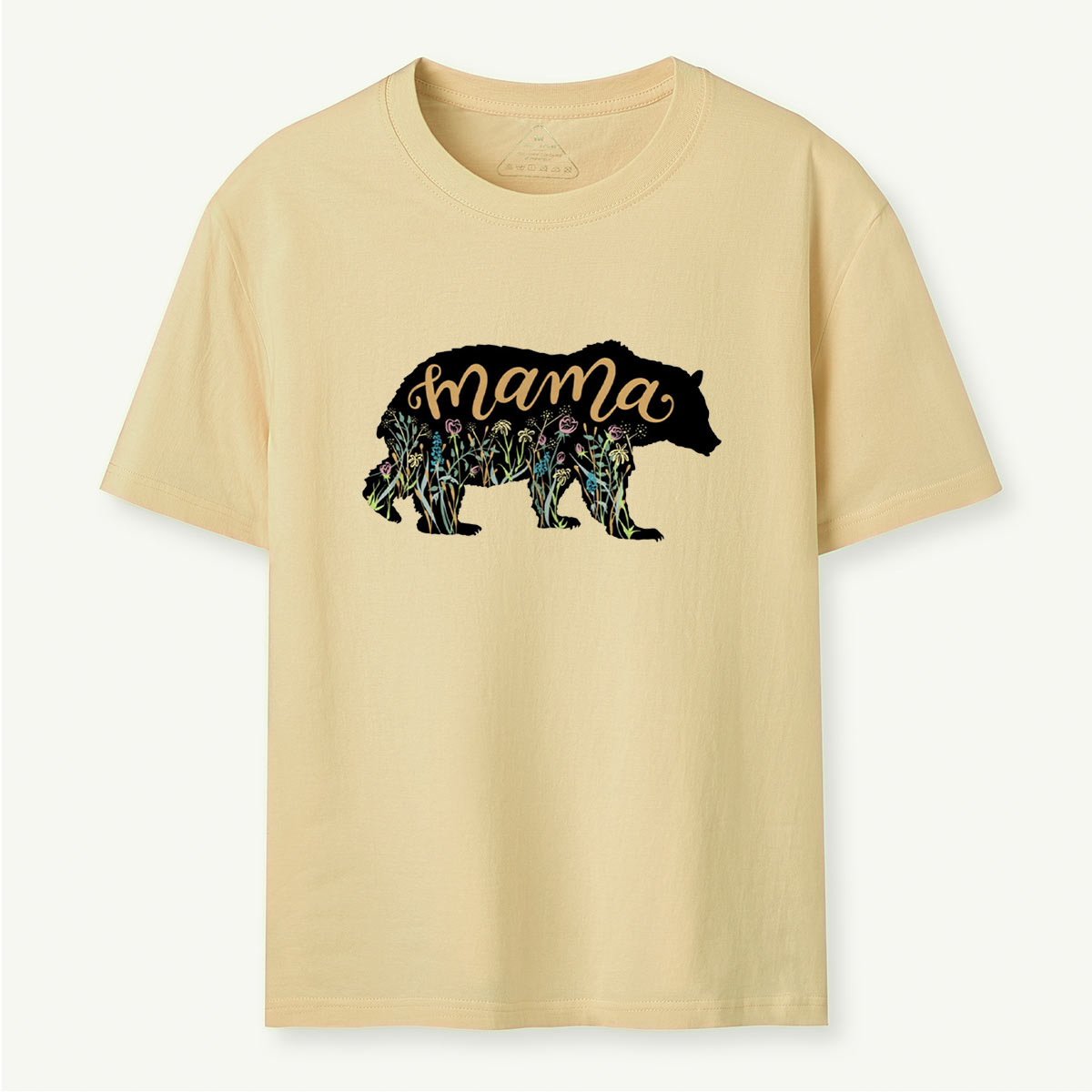 Mama Bear with Wildflowers T-Shirt