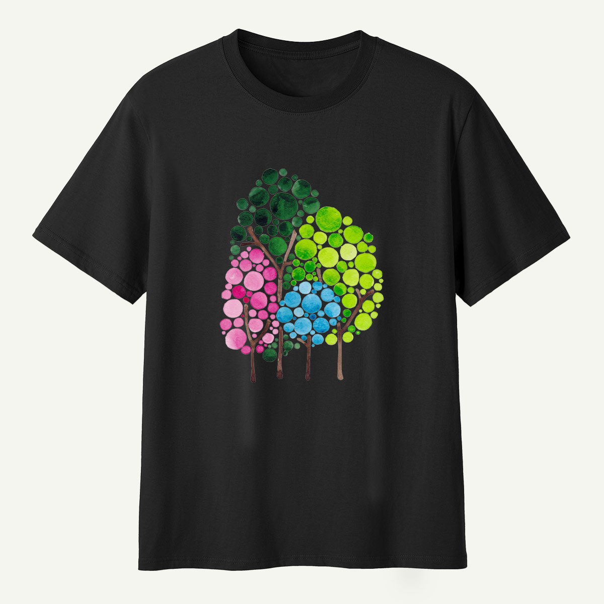 Colorful Bubble Forest T-Shirt