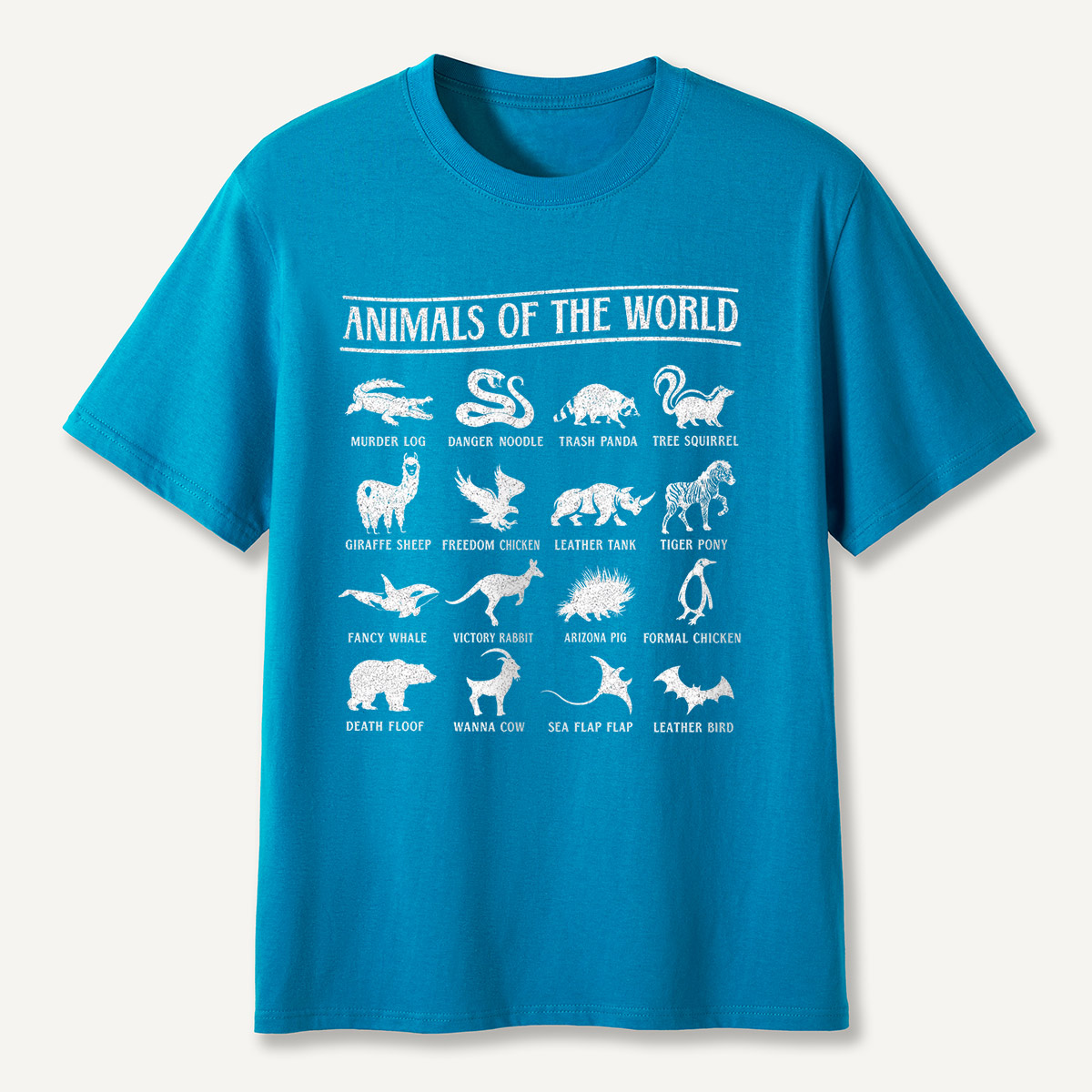 Animals of the World Funny Names T-Shirt