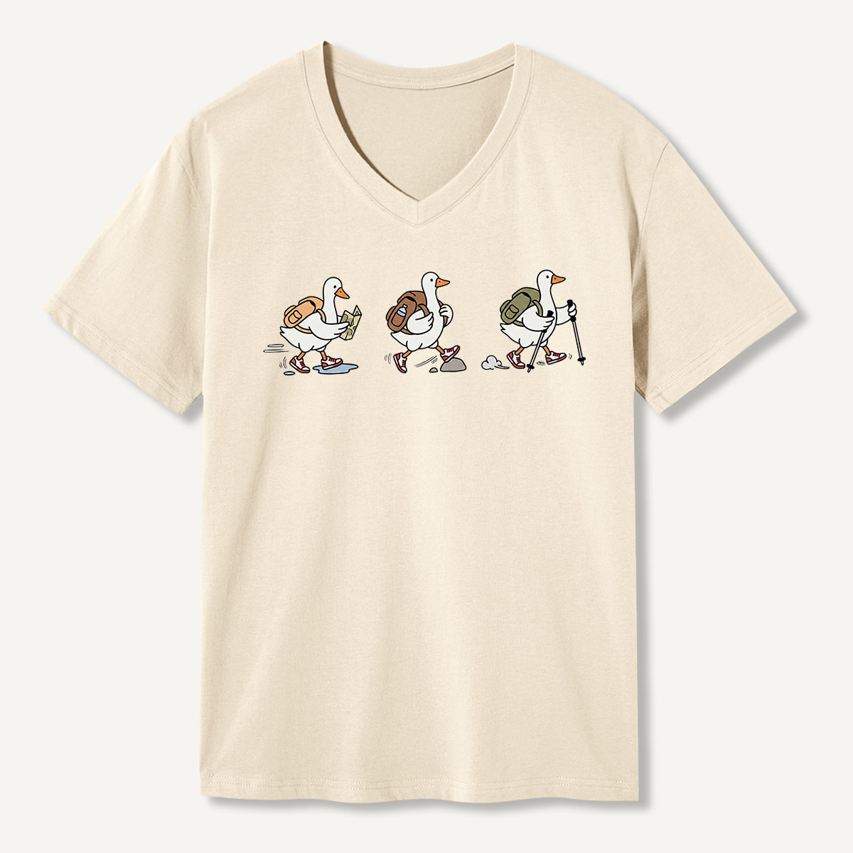 Little Bird Walking Parade V-neck T-Shirt