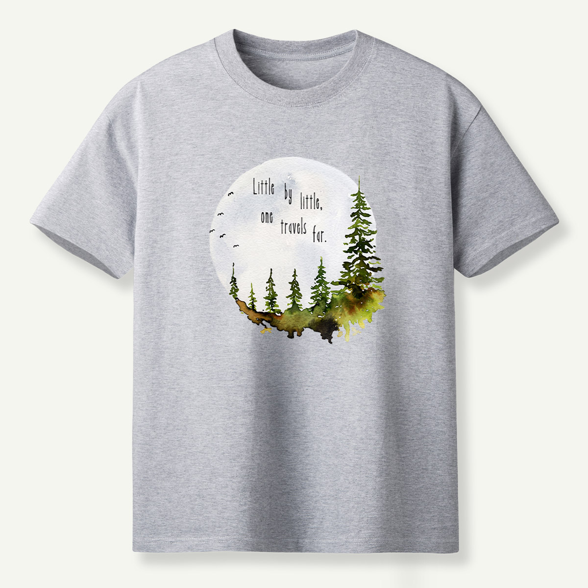 Life Is Better In The Woods Forest Circle T-Shirt