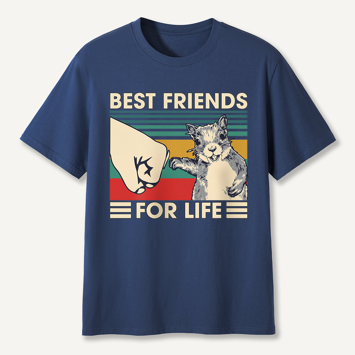 Best Friends for Life Cat Fist Bump T-Shirt