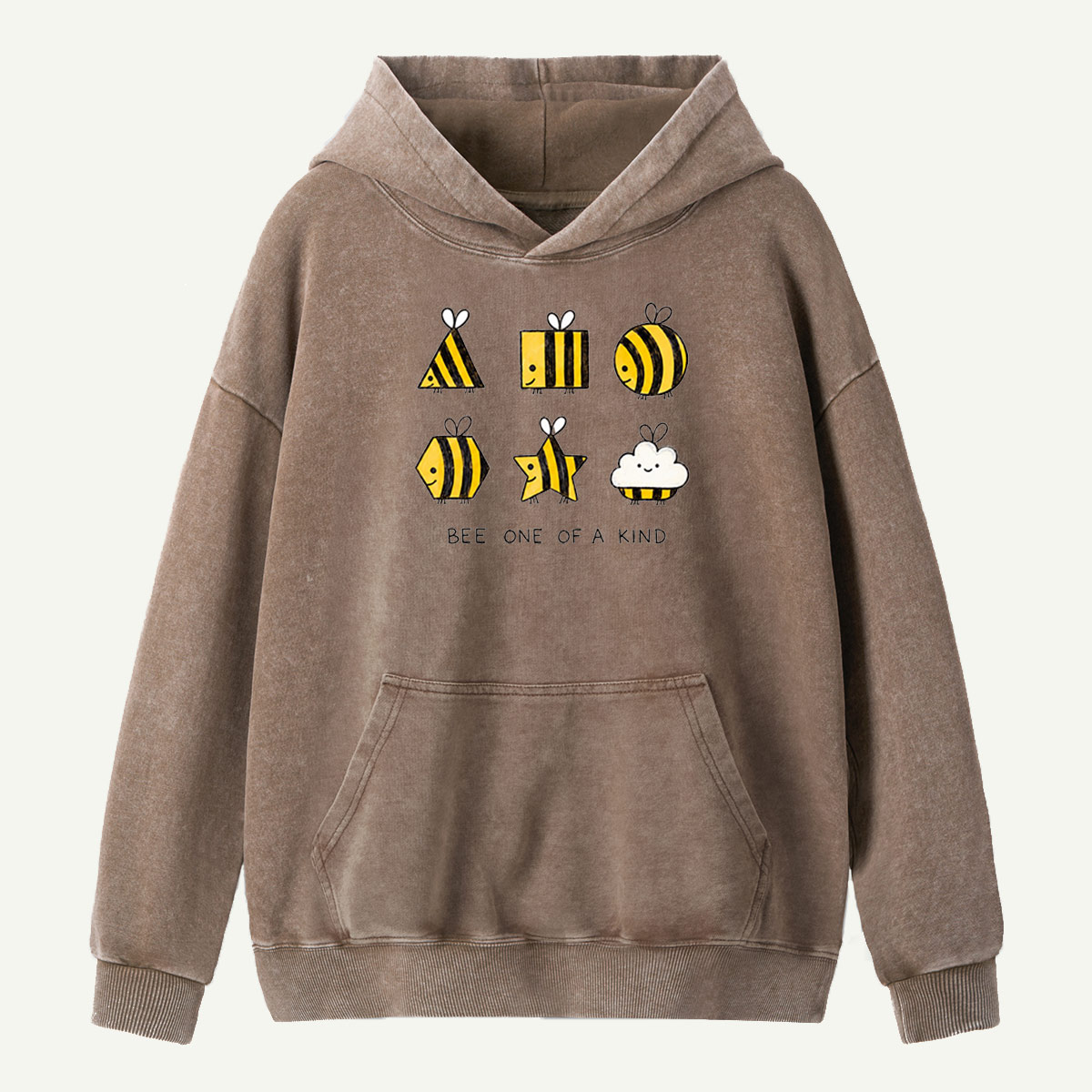 Bee One of a Kind Shapes Washed Hoodie