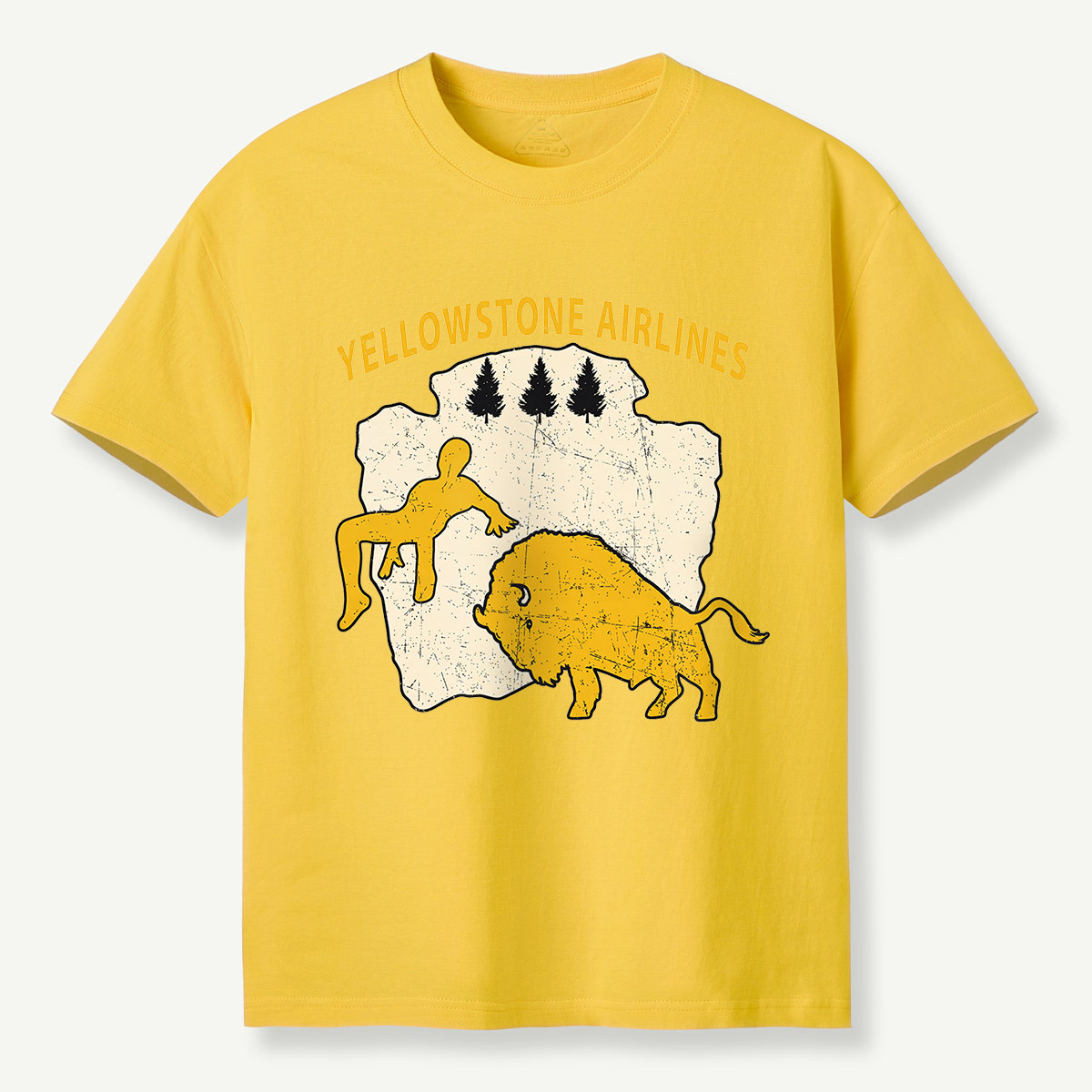 Yellowstone Airlines Bison Toss T-Shirt