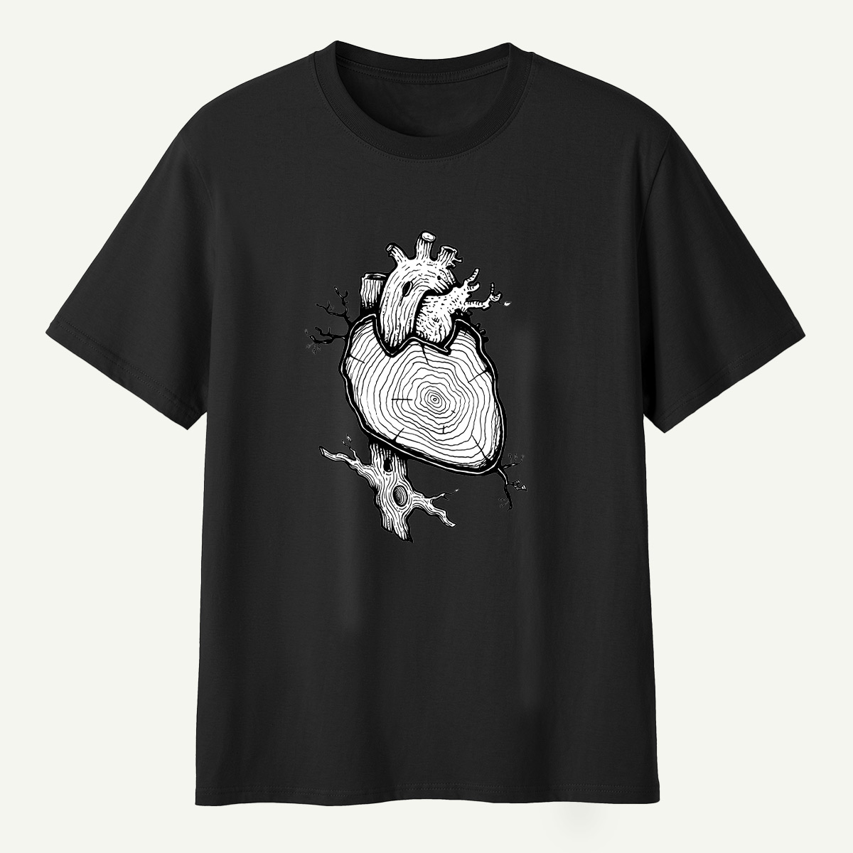 Anatomical Heart In Bloom T-Shirt