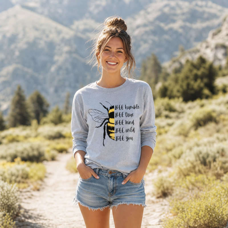 Bee Yourself Long Sleeve T-Shirt