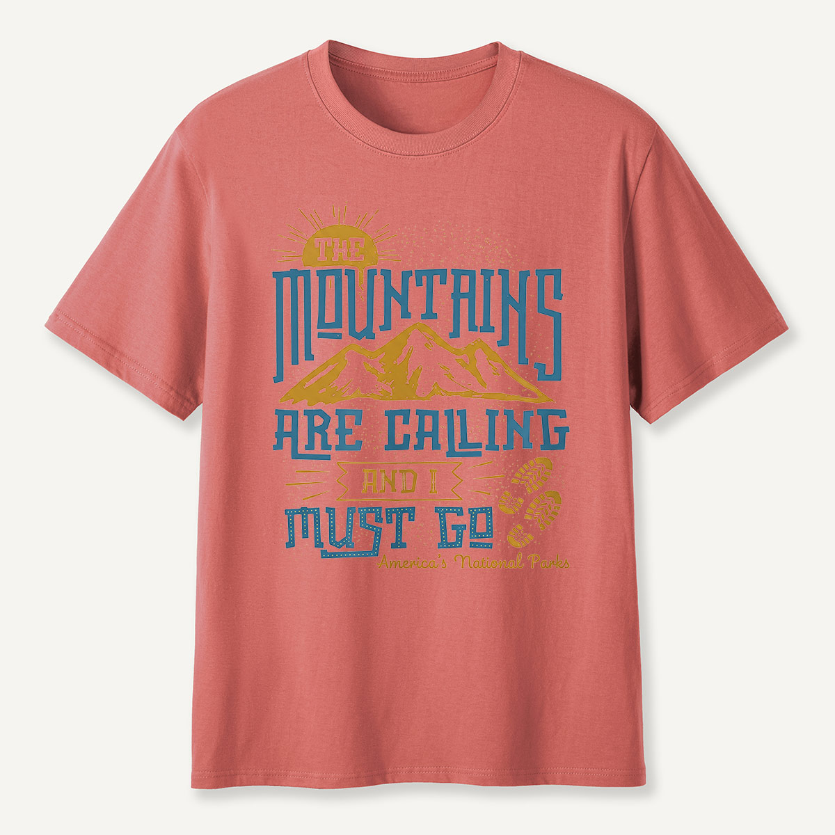 Mountains Are Calling I Must Go Quote  T-Shirt