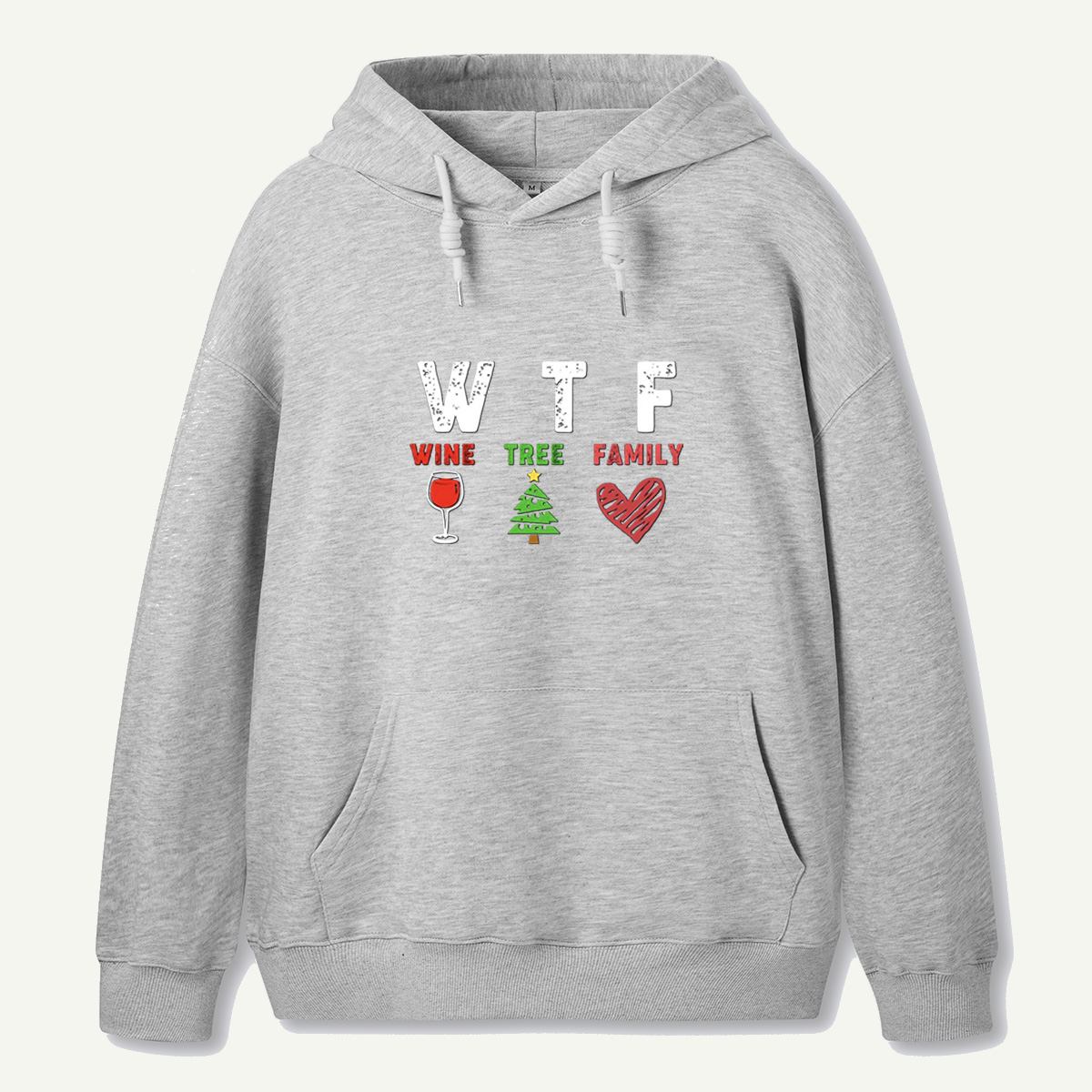 WTF Wine Tree Family Funny Christmas Essentials Hoodie