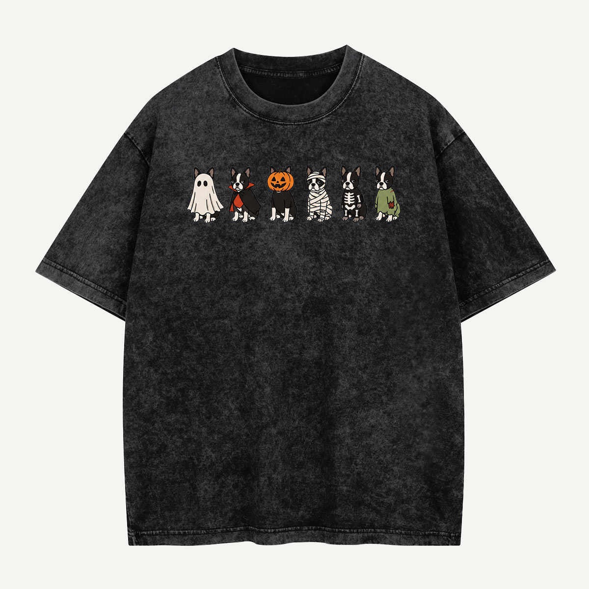 Halloween Costume Crew Washed T-Shirt