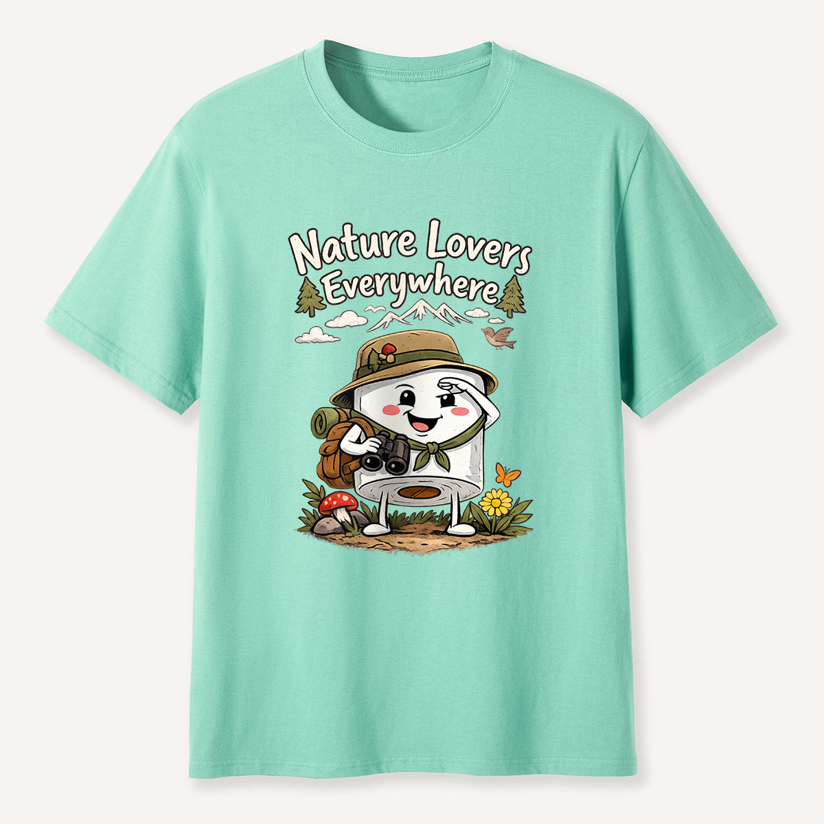 Nature Lovers Everywhere Hiking Dog T-Shirt