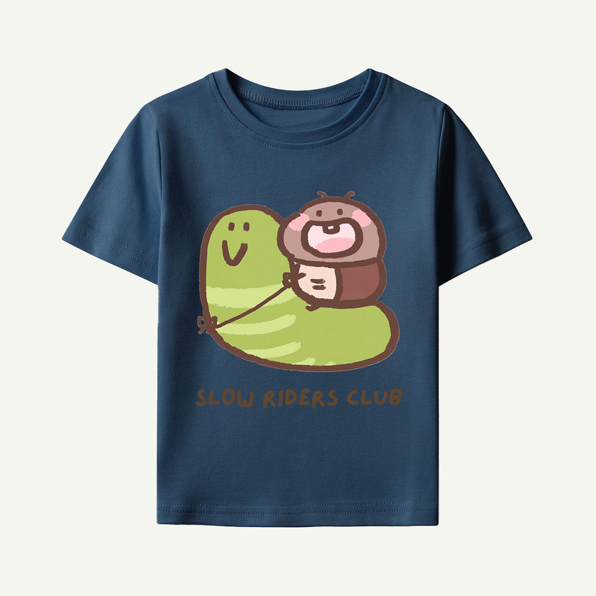 Slow Riders Club Snail Ride Kids T-Shirt