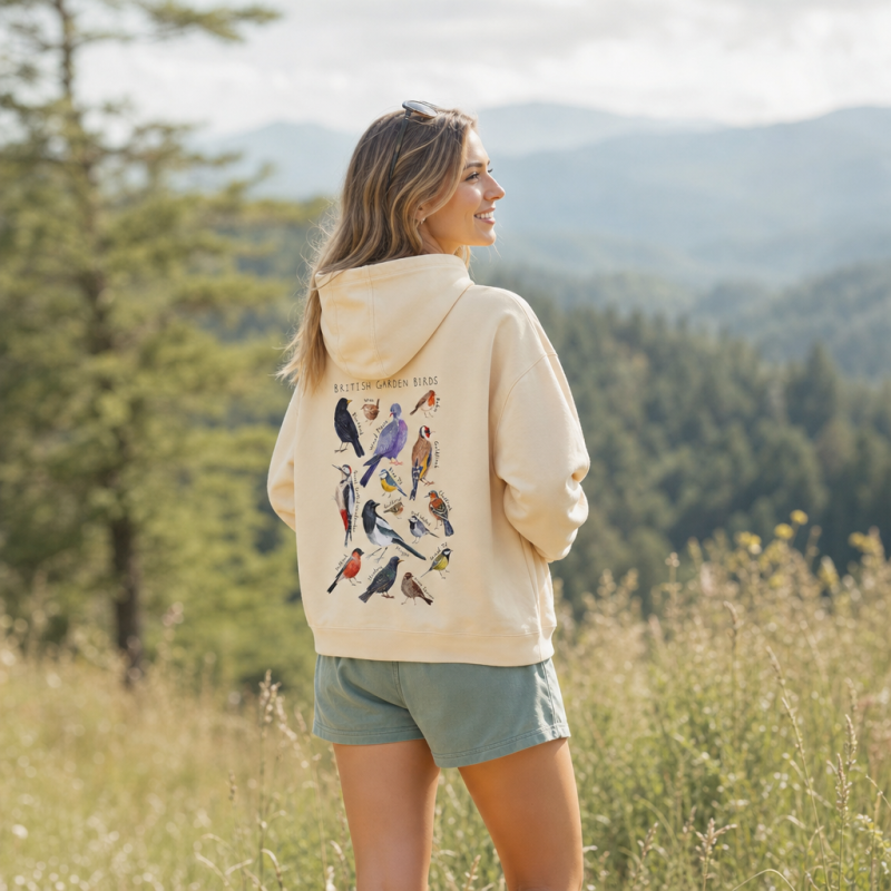Botanical Garden Birds Wildlife Birdwatching Hoodie