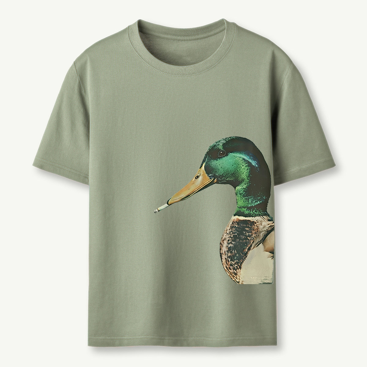 Retro Humor Funny Duck T‑Shirt