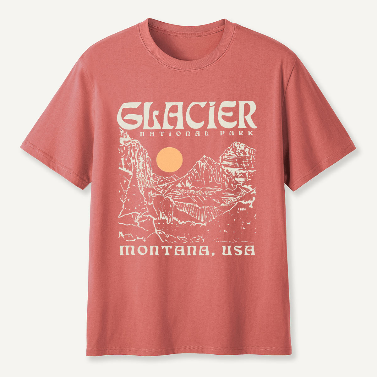 National Park Inspired Mountain T-Shirt