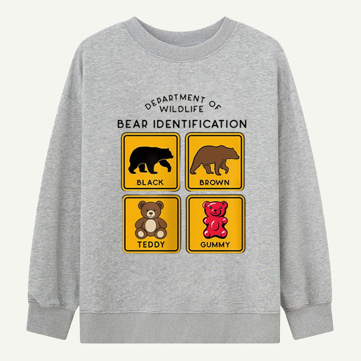 Department of Wildlife Bear Identification Sweatshirts