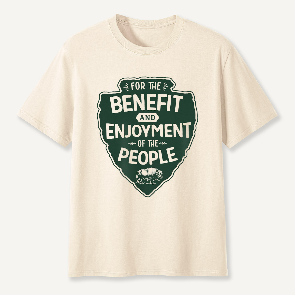 Benefit and Enjoyment of the People Park Badge T-Shirt