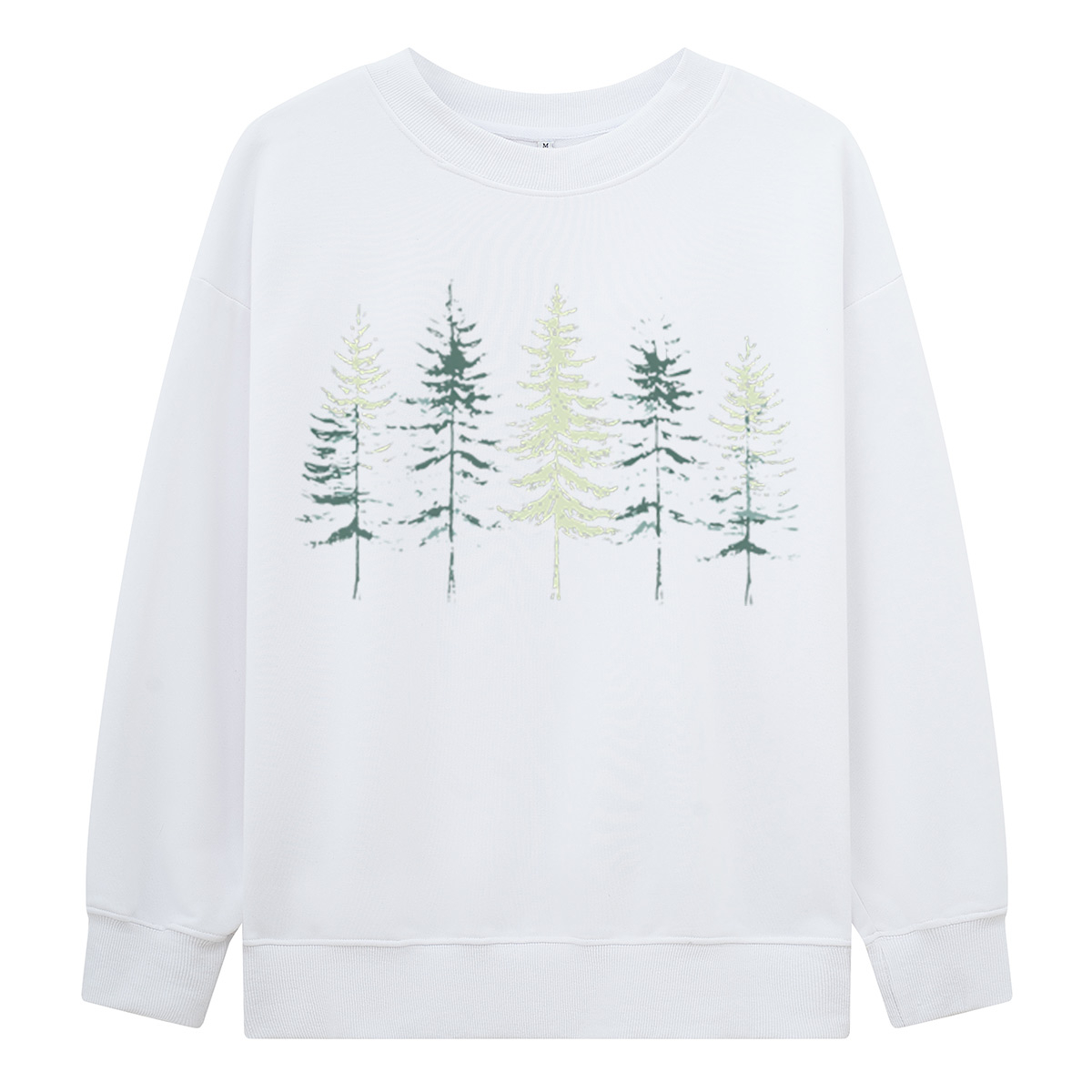 Minimal Pine Forest Silhouette Sweatshirts