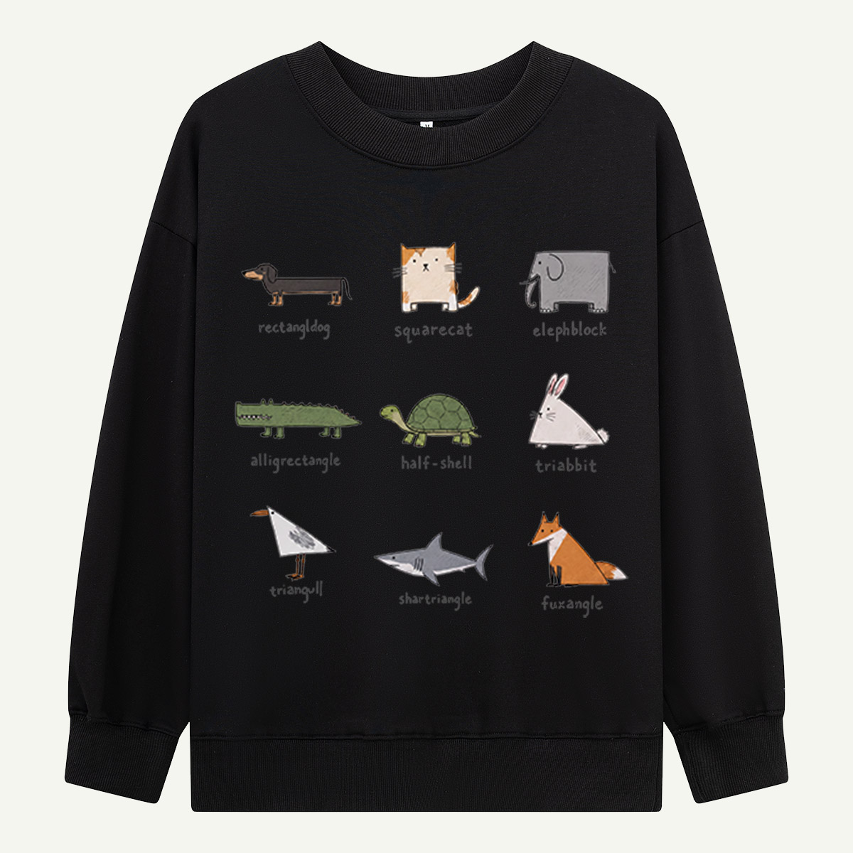 Geometric Animal Sweatshirts