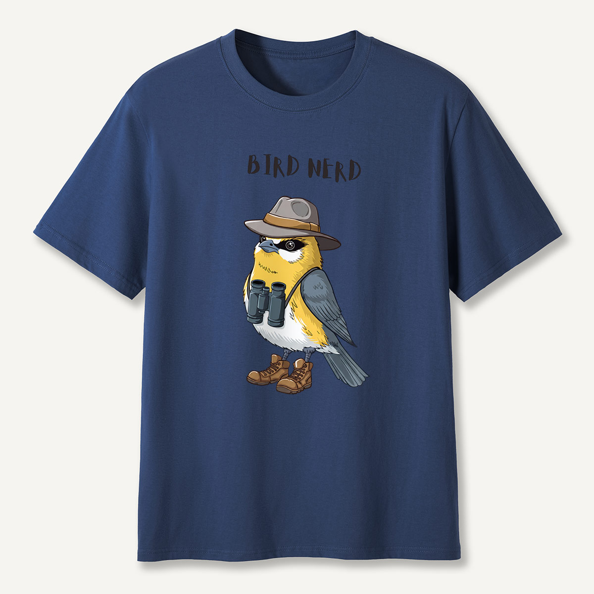 Bird Nerd Ranger Sparrow Cartoon T-Shirt