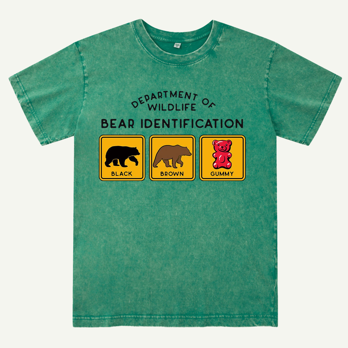 Bear Tee Cotton Classic Washed T-Shirt