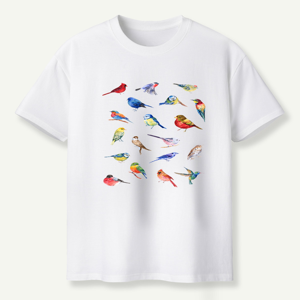 Watercolor Songbirds Collection T-Shirt