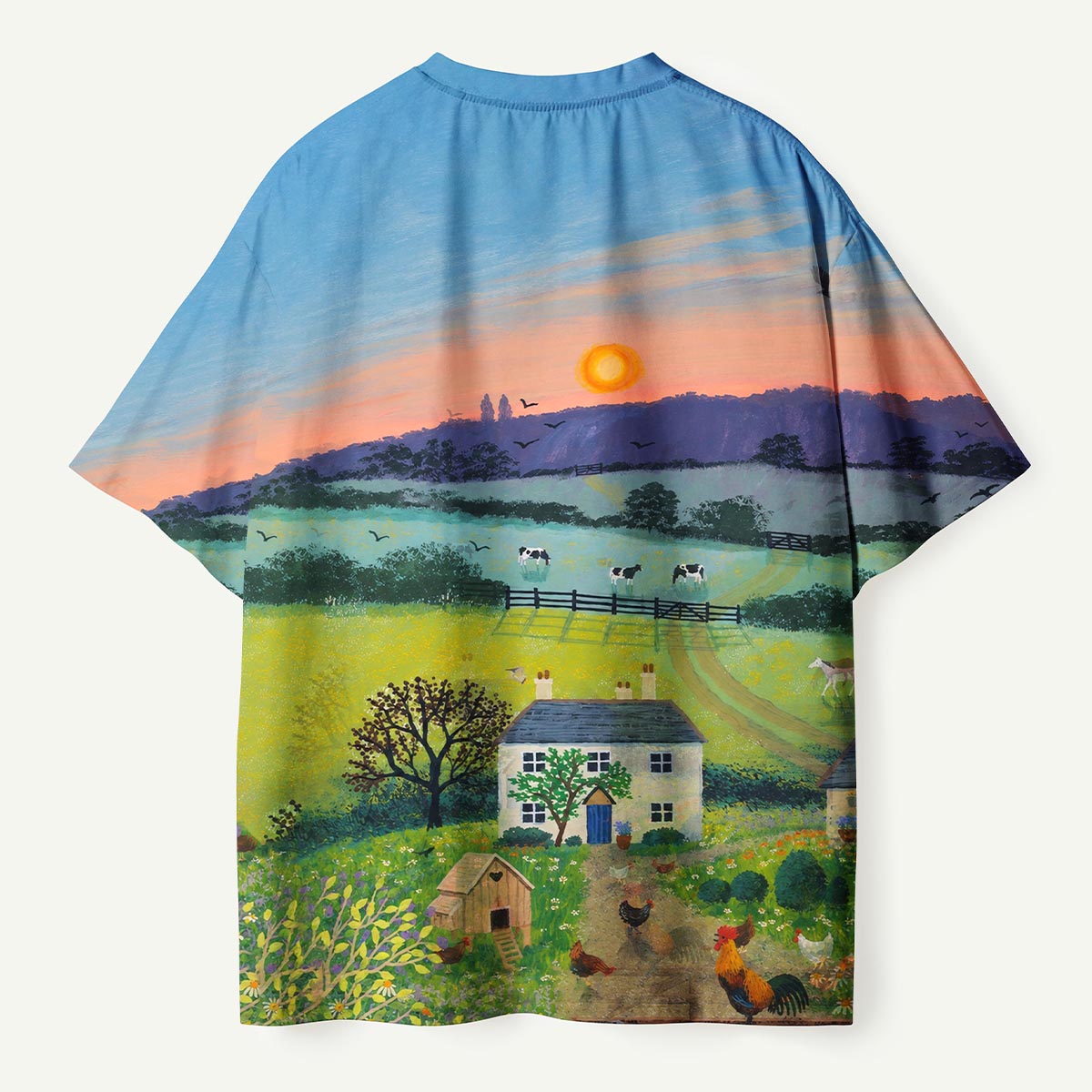 Sunset Countryside Premium Eco Tee