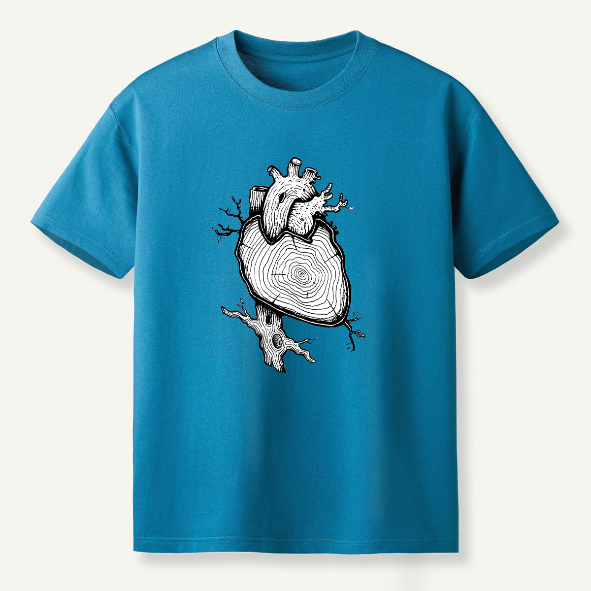 Anatomical Heart In Bloom T-Shirt